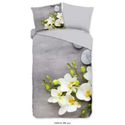 Pure Dekbedovertrek "SRI" - Grijs - (140x220 Cm)