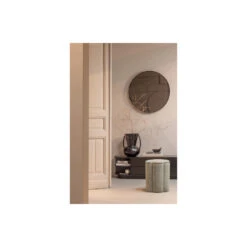 WOOOD Ollie Poef - Polyester - Aqua - 46x40x40 -Woninginrichting Winkel 1000052553 0102