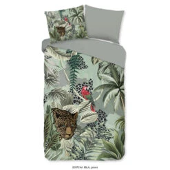 Pure Dekbedovertrek "Isla" - Groen - (140x220 Cm)