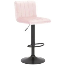 CLP Barkruk Jamie Fluweel Roze