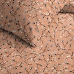 Cinderella Merel - Dekbedovertrek - Katoen - 240x200/220 Cm - Terra Rose -Woninginrichting Winkel 1000055094 0102