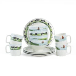 Wiebe Van Der Zee Set 12 Delig Servies 4 Persoons Beste Stuurlui