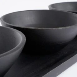 Mica Decorations Tomar Schaaltjes En Dienblad - Zwart 5 Mica Decorations Tomar Schaaltjes En Dienblad - Zwart -Woninginrichting Winkel 1000058457 0101