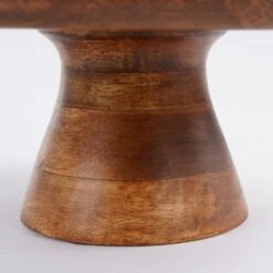 Mica Decorations Tallo Taartplateau - H10 X Ø30 Cm - Donkerbruin -Woninginrichting Winkel 1000058462 0110