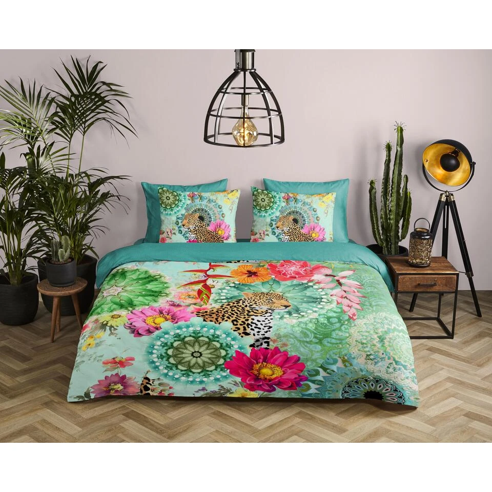 HIP Dekbedovertrek "Ximena" - Multi - (240x220 Cm) 2 HIP Dekbedovertrek "Ximena" - Multi - (240x220 Cm) - Afbeelding 2