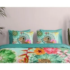 HIP Dekbedovertrek "Ximena" - Multi - (240x220 Cm) 7 HIP Dekbedovertrek "Ximena" - Multi - (240x220 Cm) -Woninginrichting Winkel 1000061658 0110