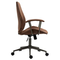 Clp Bureaustoel Nampa Kunstleder Bruin -Woninginrichting Winkel 1000062577 0102