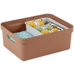 Sigma Home Opbergbox 24L Terra -Woninginrichting Winkel 1000065157 0110