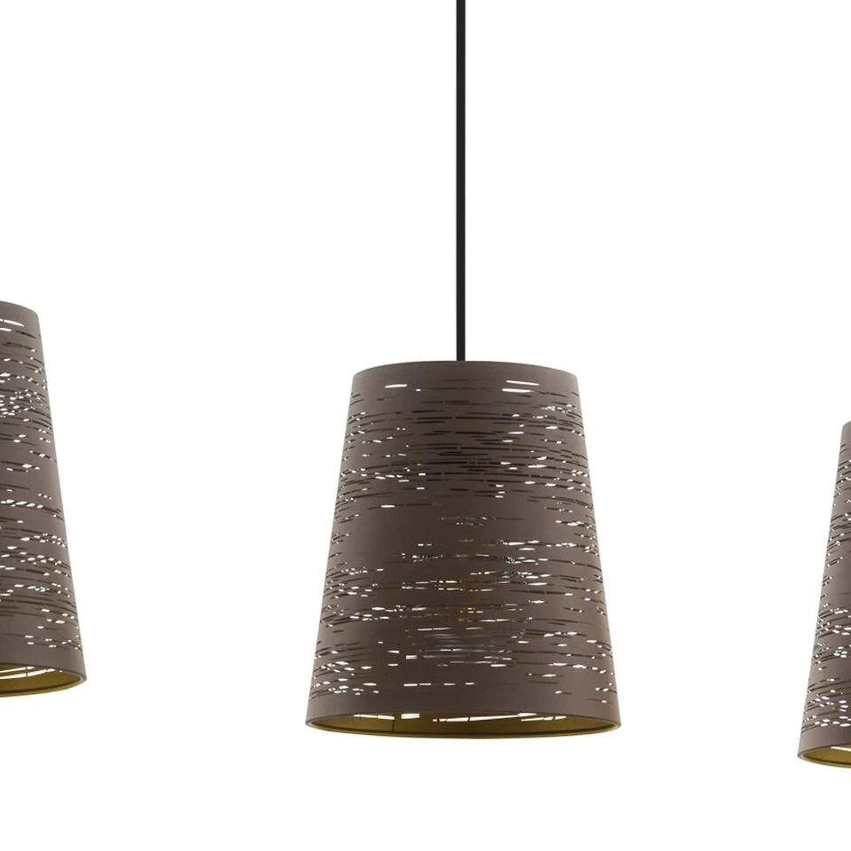 EGLO Segezia Hanglamp - E27 - 88 cm - Mokka 2 EGLO Segezia Hanglamp - E27 - 88 cm - Mokka - Afbeelding 2