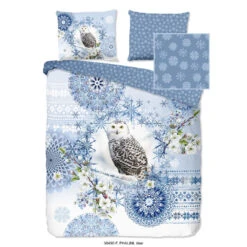 HIP Dekbedovertrek "Phalini" - Blauw - (140x220 Cm)