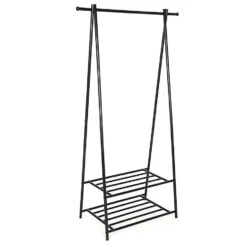 ACAZA Kledingrek - Metaal - Zwart -Woninginrichting Winkel 1000066958 0102