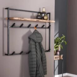 Giga Meubel Wandkapstok 12-Haaks - Hoedenplank - Air Solid -Woninginrichting Winkel 1000068481 0103
