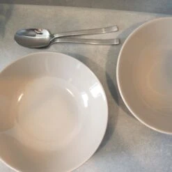 OTIX Diepe Borden Taupe Pastaborden Soepborden 6 Stuks 20cm Aardewerk -Woninginrichting Winkel 1000068735 0111