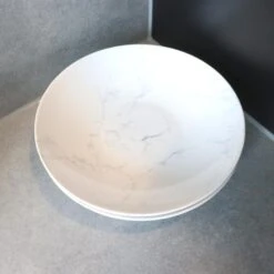 OTIX Diepe Borden Marmer 6 Stuks Pastaborden Soepborden 20 Cm Aardewerk -Woninginrichting Winkel 1000068737 0111