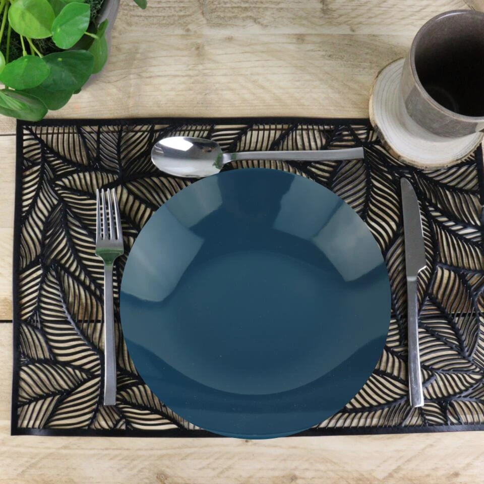 OTIX Diepe Borden Blauw Pastaborden Soepborden 6 Stuks 20cm Aardewerk 2 OTIX Diepe Borden Blauw Pastaborden Soepborden 6 Stuks 20cm Aardewerk - Afbeelding 2