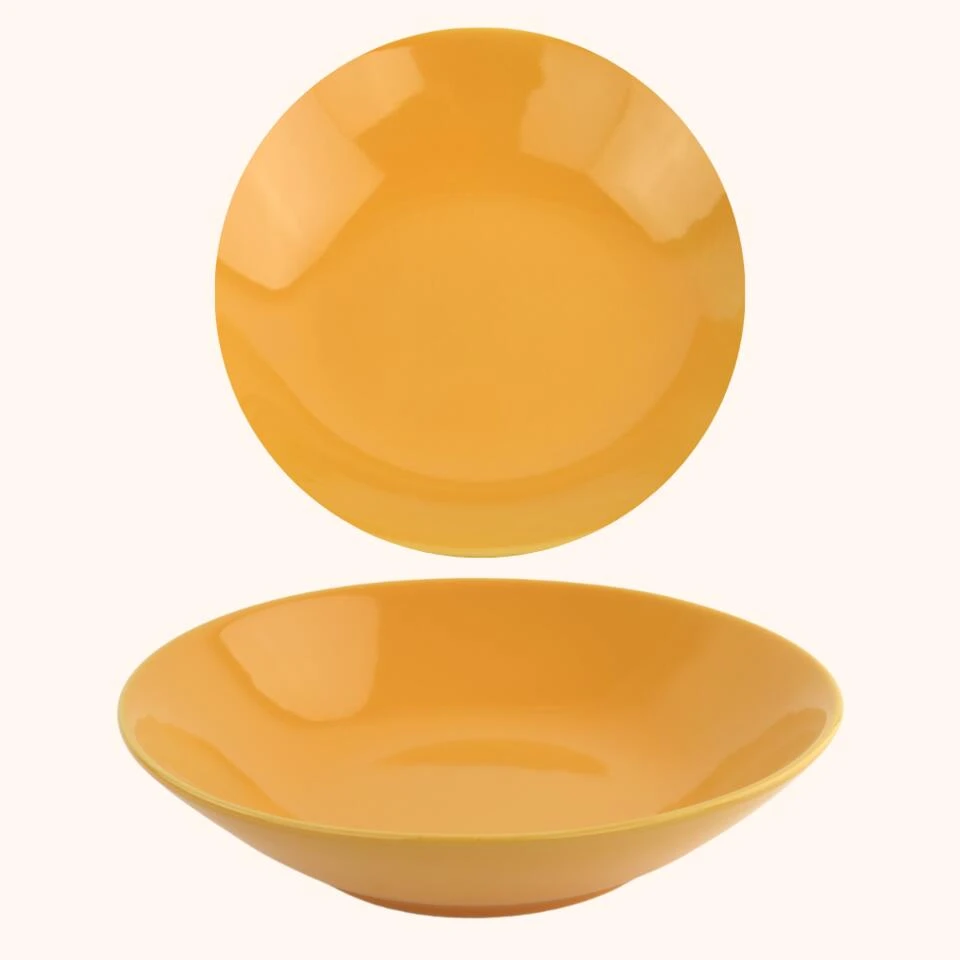 OTIX Diepe Borden Geel Pastaborden Soepborden 6 Stuks 20cm Aardewerk 3 OTIX Diepe Borden Geel Pastaborden Soepborden 6 Stuks 20cm Aardewerk - Afbeelding 3