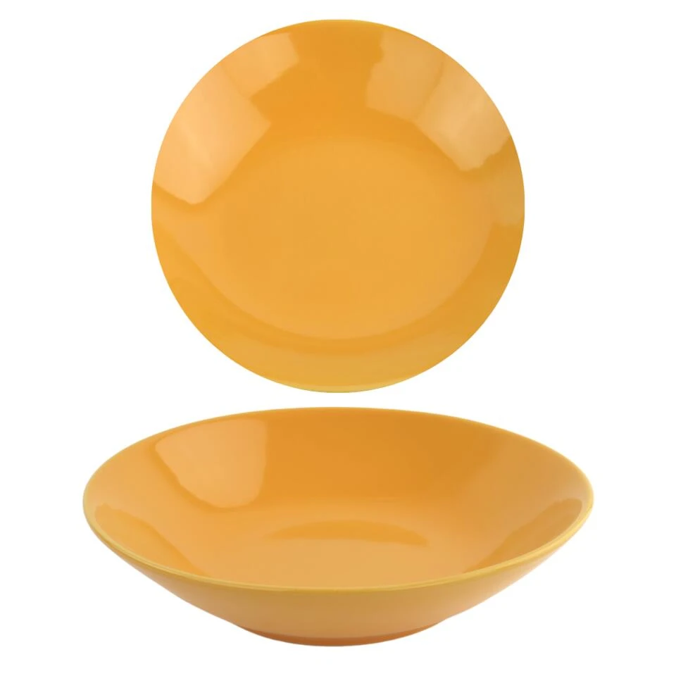 OTIX Diepe Borden Geel Pastaborden Soepborden 6 Stuks 20cm Aardewerk 1 OTIX Diepe Borden Geel Pastaborden Soepborden 6 Stuks 20cm Aardewerk