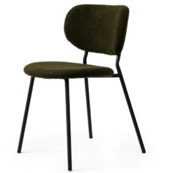 Rutger Eetkamerstoel Teddy - Stof - Groen