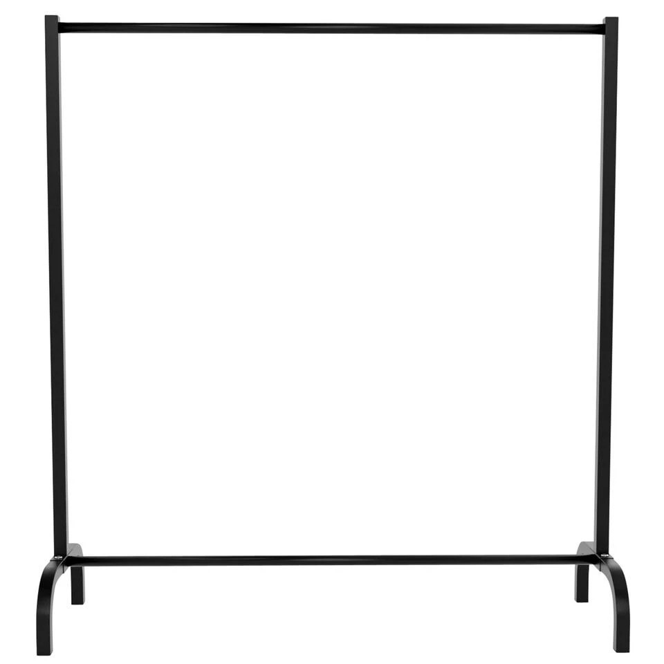 CLP Kledingrek Lara 120x120x38 Zwart 3 CLP Kledingrek Lara 120x120x38 Zwart - Afbeelding 3