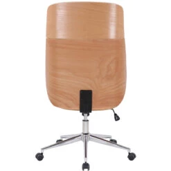 Clp Bureaustoel Varel Natura Frame Kunstleer Zwart -Woninginrichting Winkel 1000071109 0103