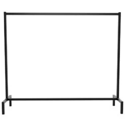 CLP Kledingrek Melva 150x38x120 Zwart -Woninginrichting Winkel 1000071147 0102