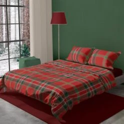 Romanette Flanellen Dekbedovertrek Colpasso Rood-2-persoons (200 X 200/220 Cm) 6 Romanette Flanellen Dekbedovertrek Colpasso Rood-2-persoons (200 X 200/220 Cm) -Woninginrichting Winkel 1000071256 0102