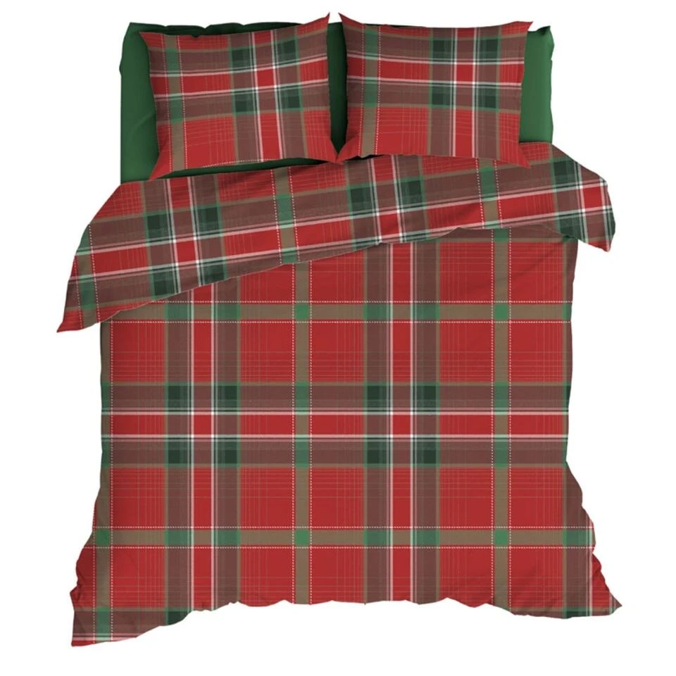 Romanette Flanellen Dekbedovertrek Colpasso Rood-2-persoons (200 X 200/220 Cm) 1 Romanette Flanellen Dekbedovertrek Colpasso Rood-2-persoons (200 X 200/220 Cm)