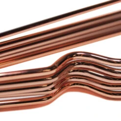 QUVIO Kledinghanger Set Van 5 - Metaal - Koperkleur -Woninginrichting Winkel 1000071818 0102