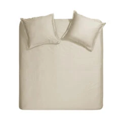 Cinderella Sundays - Dekbedovertrek - Satijn - 260x200/220 Cm - Light Sand