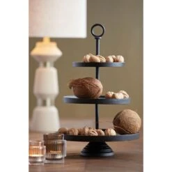 Etagère Marozu - Zwart - 3 Laags -Woninginrichting Winkel 1000072864 0110