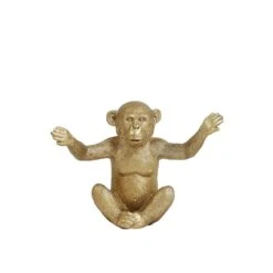 Ornament Monkey - Goud - Set -Woninginrichting Winkel 1000073523 0111