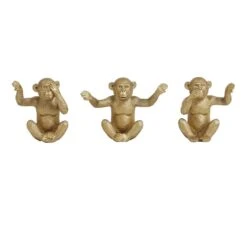 Ornament Monkey - Goud - Set