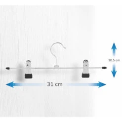 ACAZA Set Van 30 Broekhangers Met Knijpers Voor Heren Of Dames -Woninginrichting Winkel 1000074000 0103