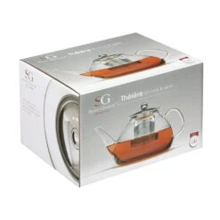 Secret De Gourmet - Theepot - Glas/rvs - Met Filter - 1300 Ml -Woninginrichting Winkel 1000074738 0102