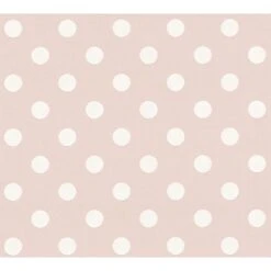 A.S. Creation A.S. Création Behang - Stippen - Zacht Roze En Wit - 53 Cm X 10,05 M - AS-369343