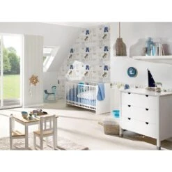 A.S. Creation A.S. Création Behang - Jeans Structuur - Blauw, Crème En Wit - 53 Cm X 10,05 M -Woninginrichting Winkel 1000076177 0102