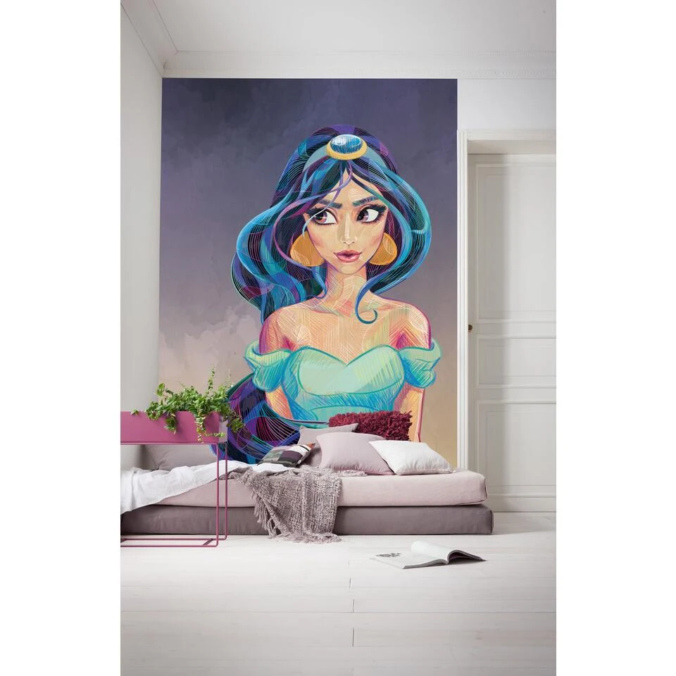 Komar Fotobehang - Aladdin Jasmine - Blauw En Paars - 200 X 280 Cm - 610751 2 Komar Fotobehang - Aladdin Jasmine - Blauw En Paars - 200 X 280 Cm - 610751 - Afbeelding 2