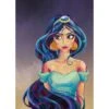 Komar Fotobehang - Aladdin Jasmine - Blauw En Paars - 200 X 280 Cm - 610751