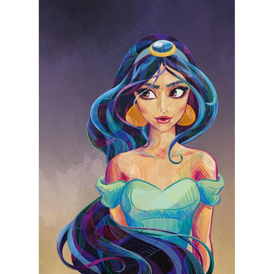 Komar Fotobehang - Aladdin Jasmine - Blauw En Paars - 200 X 280 Cm - 610751 1 Komar Fotobehang - Aladdin Jasmine - Blauw En Paars - 200 X 280 Cm - 610751