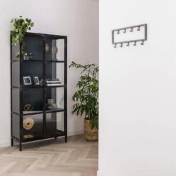 Kapstok Industrieel 9 - Metaal - Zwart -Woninginrichting Winkel 1000076588 0102