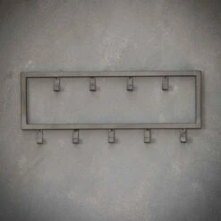 Kapstok Industrieel 9 - Metaal - Zwart -Woninginrichting Winkel 1000076588 0103