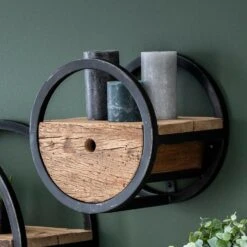 Wandschap Hardy Met - Hout - Bruin -Woninginrichting Winkel 1000076605 0103