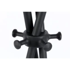 Giga Meubel Kapstok Zwart - Metaal - 44x51x174cm - Kapstok Darwin -Woninginrichting Winkel 1000076926 0103