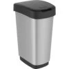 Rotho Twist Afvalbak - 25L - Zilver