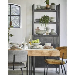 Mica Decorations Tabo Schaal - H7,5 X Ø23,5 Cm - Grijs -Woninginrichting Winkel 1000077198 0103