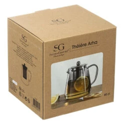 Secret De Gourmet - Theepot - Glas/rvs - Met Filter - 800 Ml -Woninginrichting Winkel 1000077209 0103
