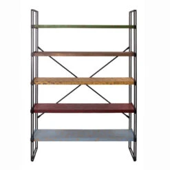 Rootsmann Stellingkast Hout & Metaal - Meerkleurig - Metaal