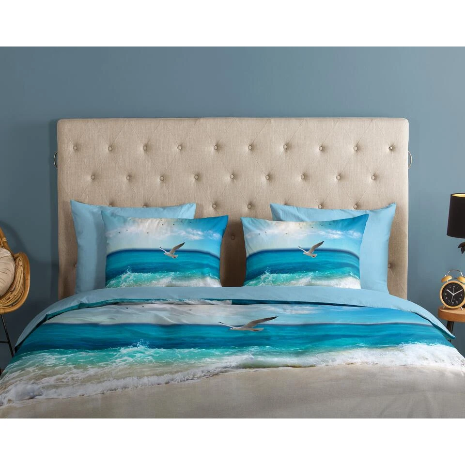 Good Morning Dekbedovertrek "Sealife" - Multi - (200x220 Cm) 3 Good Morning Dekbedovertrek "Sealife" - Multi - (200x220 Cm) - Afbeelding 3