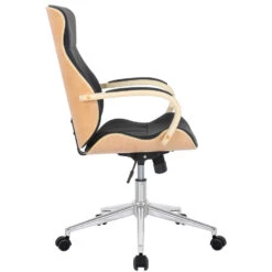 Clp Bureaustoel Melilla Kunstleder Natura Zwart 6 Clp Bureaustoel Melilla Kunstleder Natura Zwart -Woninginrichting Winkel 1000085228 0102