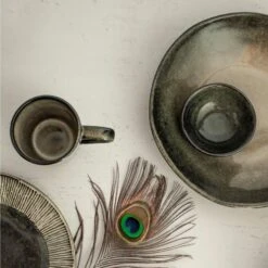 Dutch Rose Bord Plat 26,5 Cm Groen -Woninginrichting Winkel 1000085861 0103